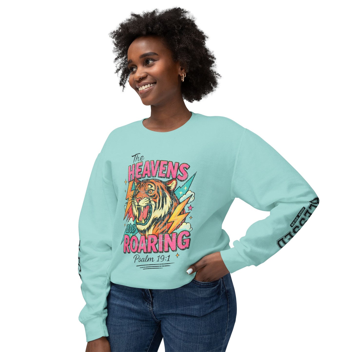 Crewneck Sweatshirt — “The Heavens Are Roaring”