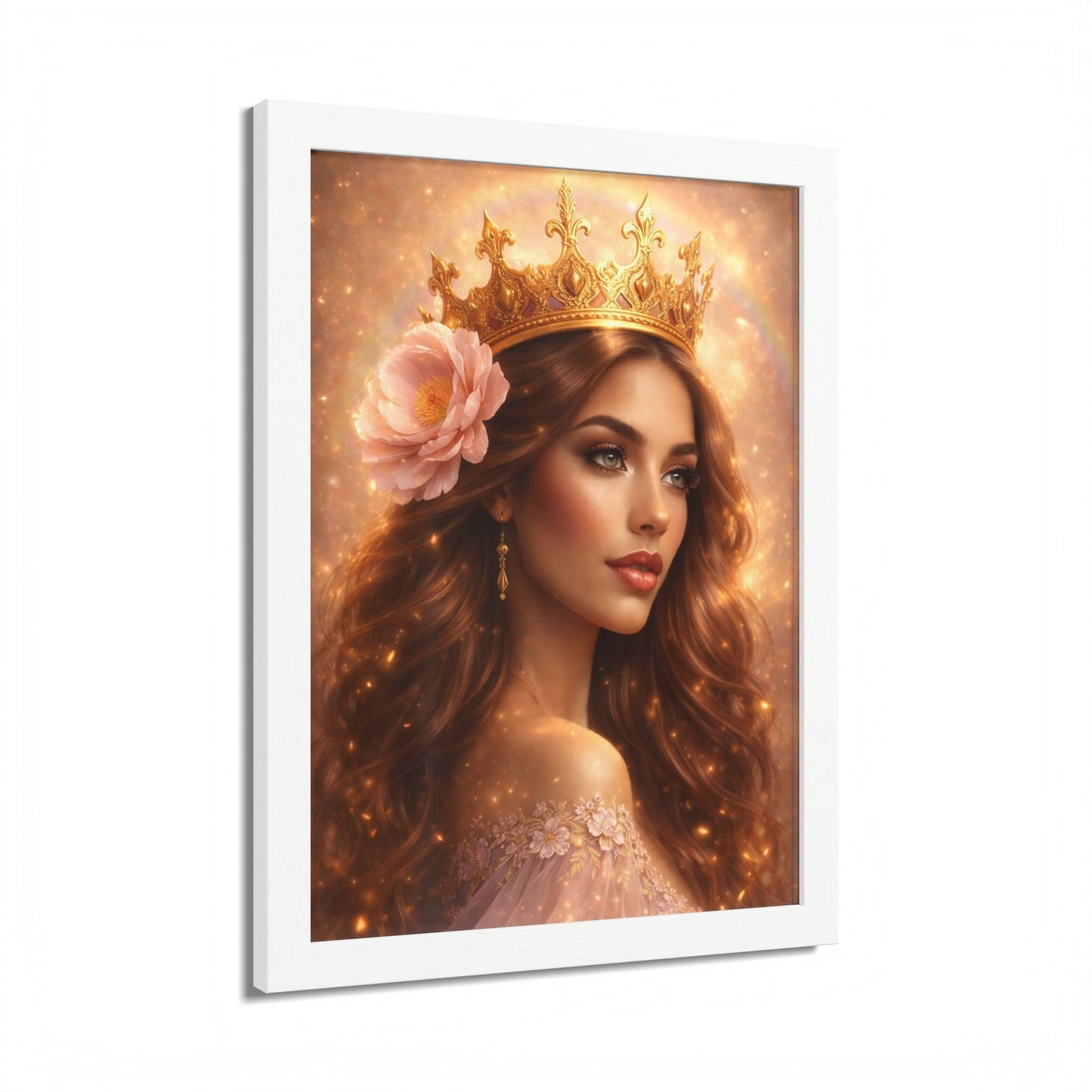 Crowned with Grace – Divine Feminine Christian Wall Art