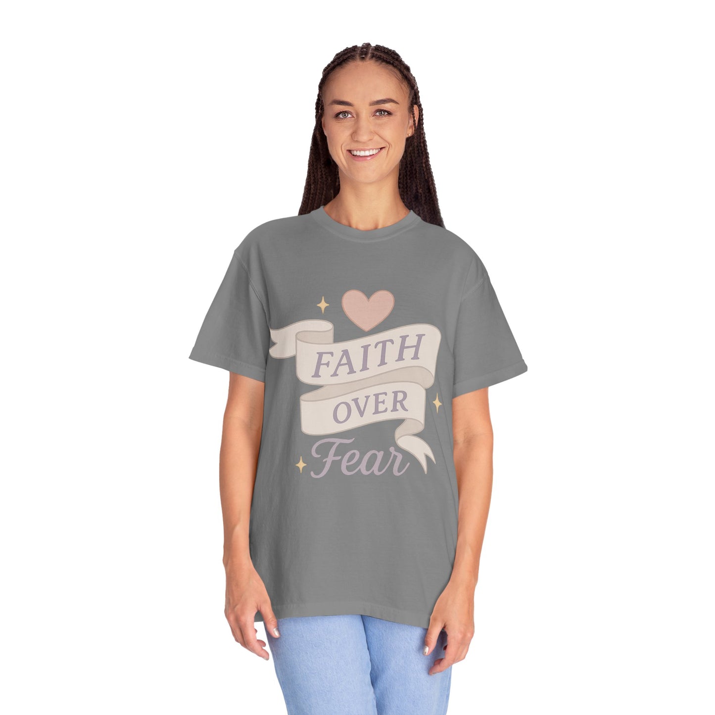 Faith Over Fear T-Shirt  Christian Tee
