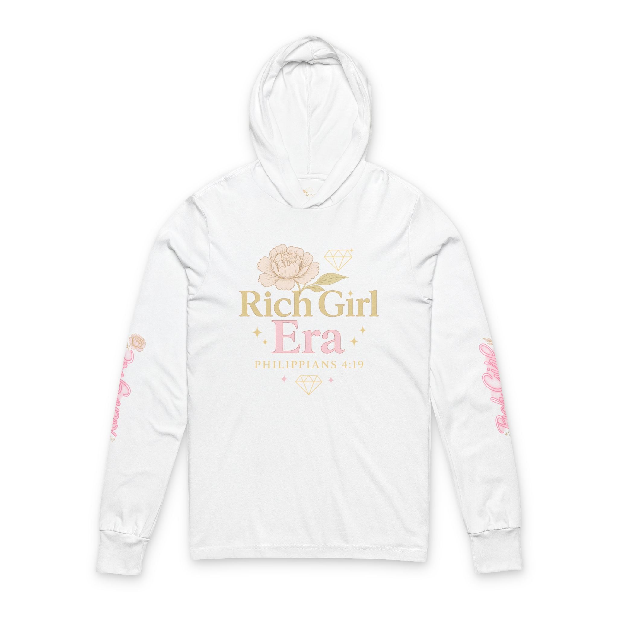 Rich girl Hooded Long Sleeve Tee