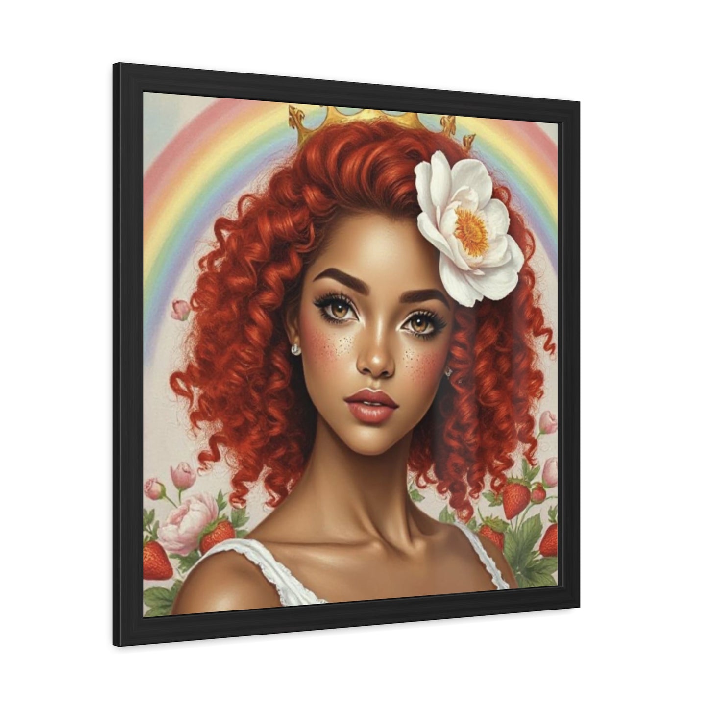 Faith in Full Bloom- Crowned promise Christian Wall Art