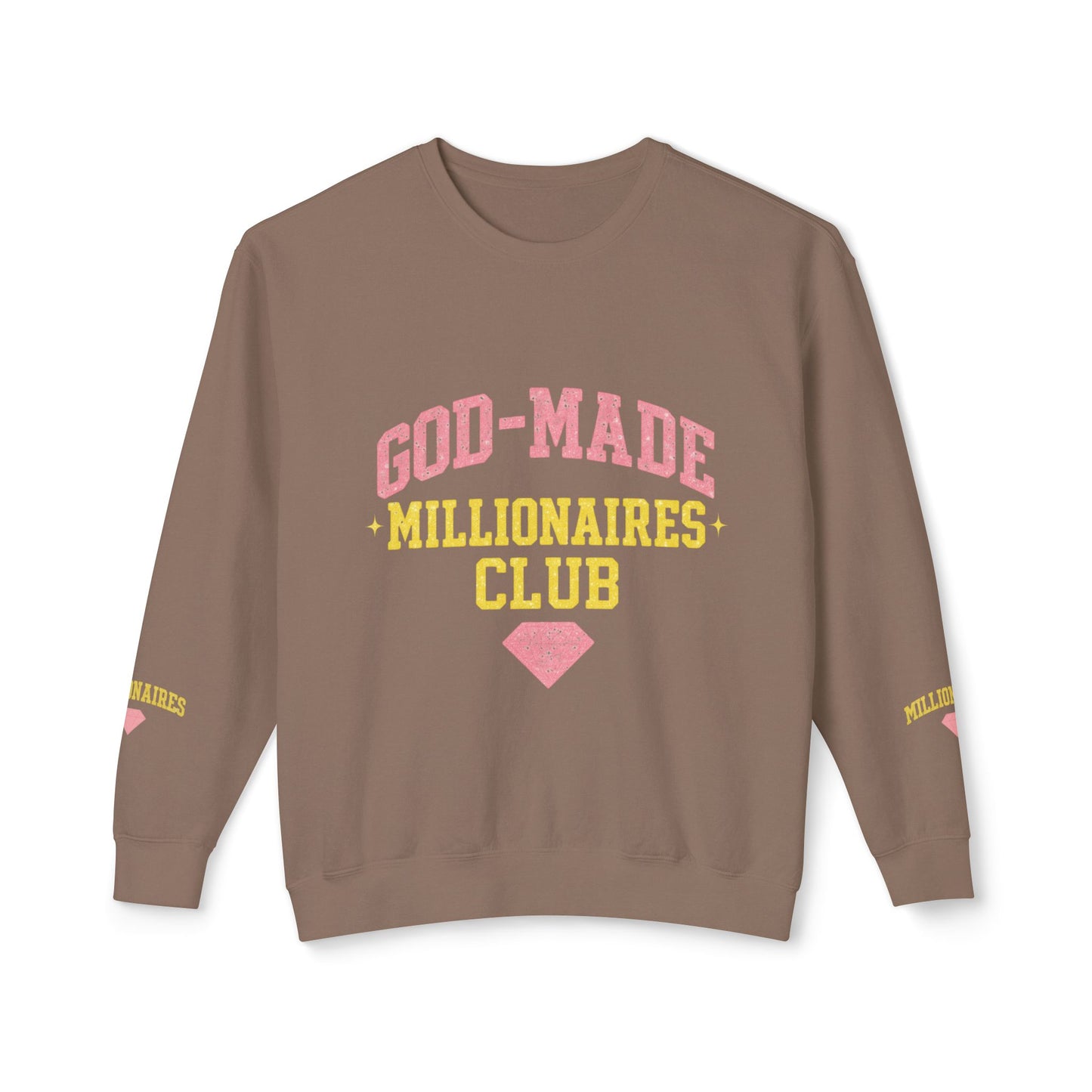 God-Made Millionaires Club Sweatshirt — Deuteronomy 8:18 Crewneck