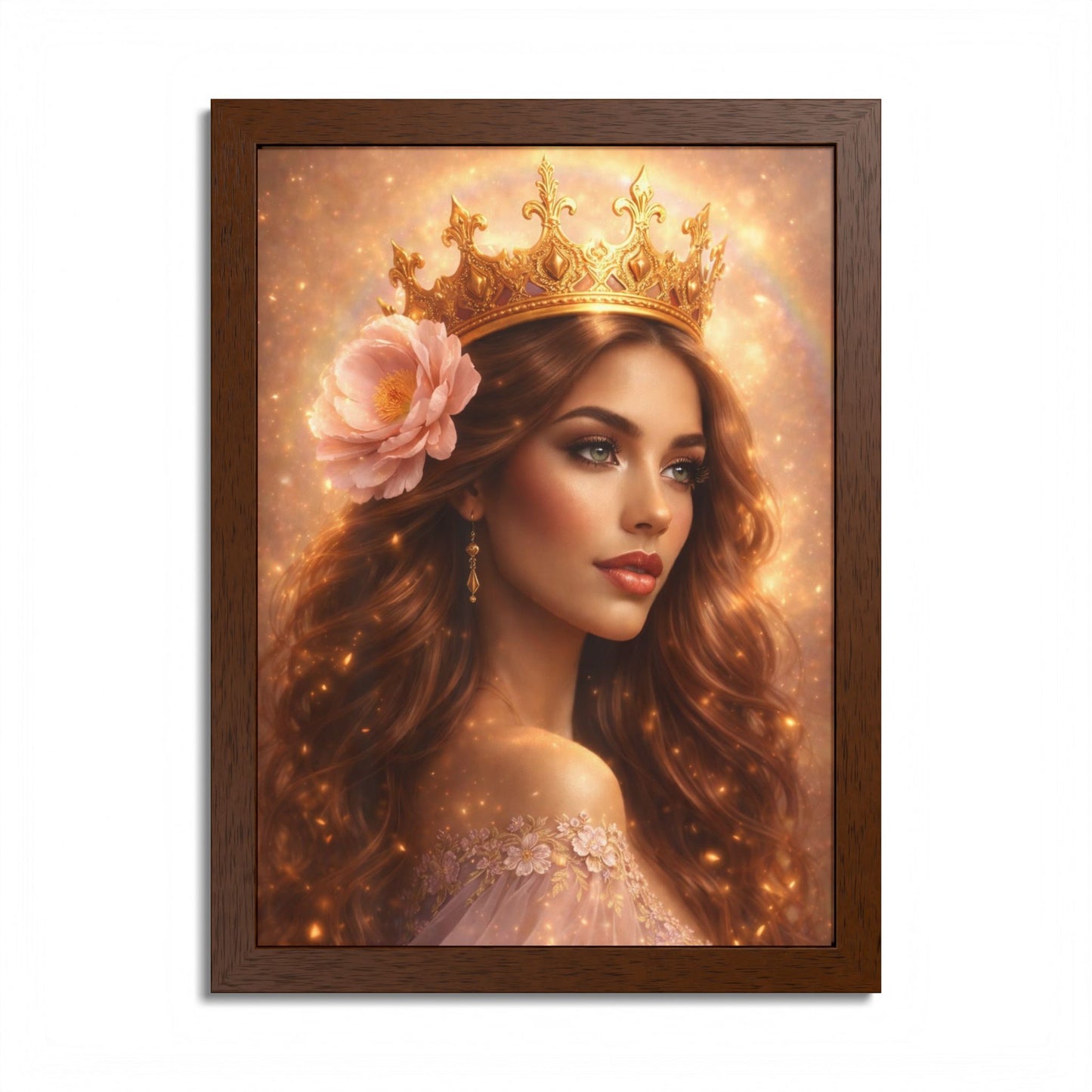 Crowned with Grace – Divine Feminine Christian Wall Art