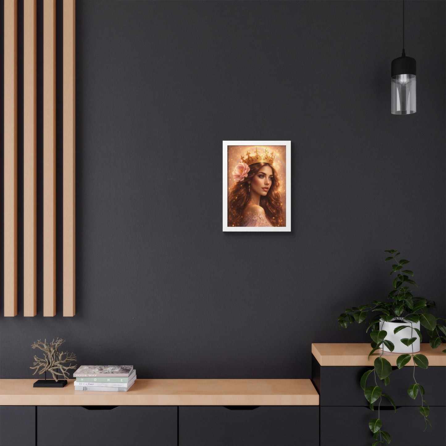Crowned with Grace – Divine Feminine Christian Wall Art