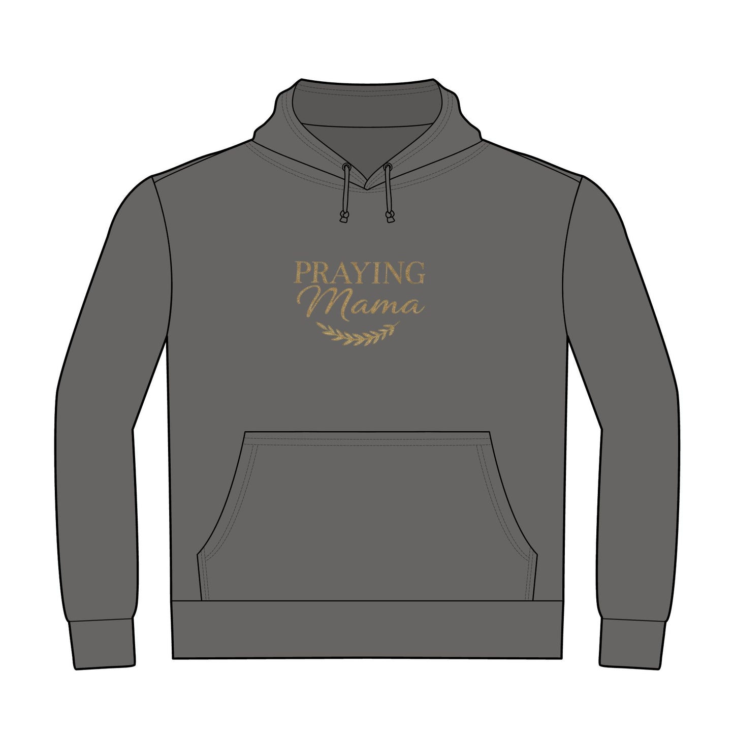 Praying Mama Hoodie — Faith-Based Mother's Pullover Sweatshirt