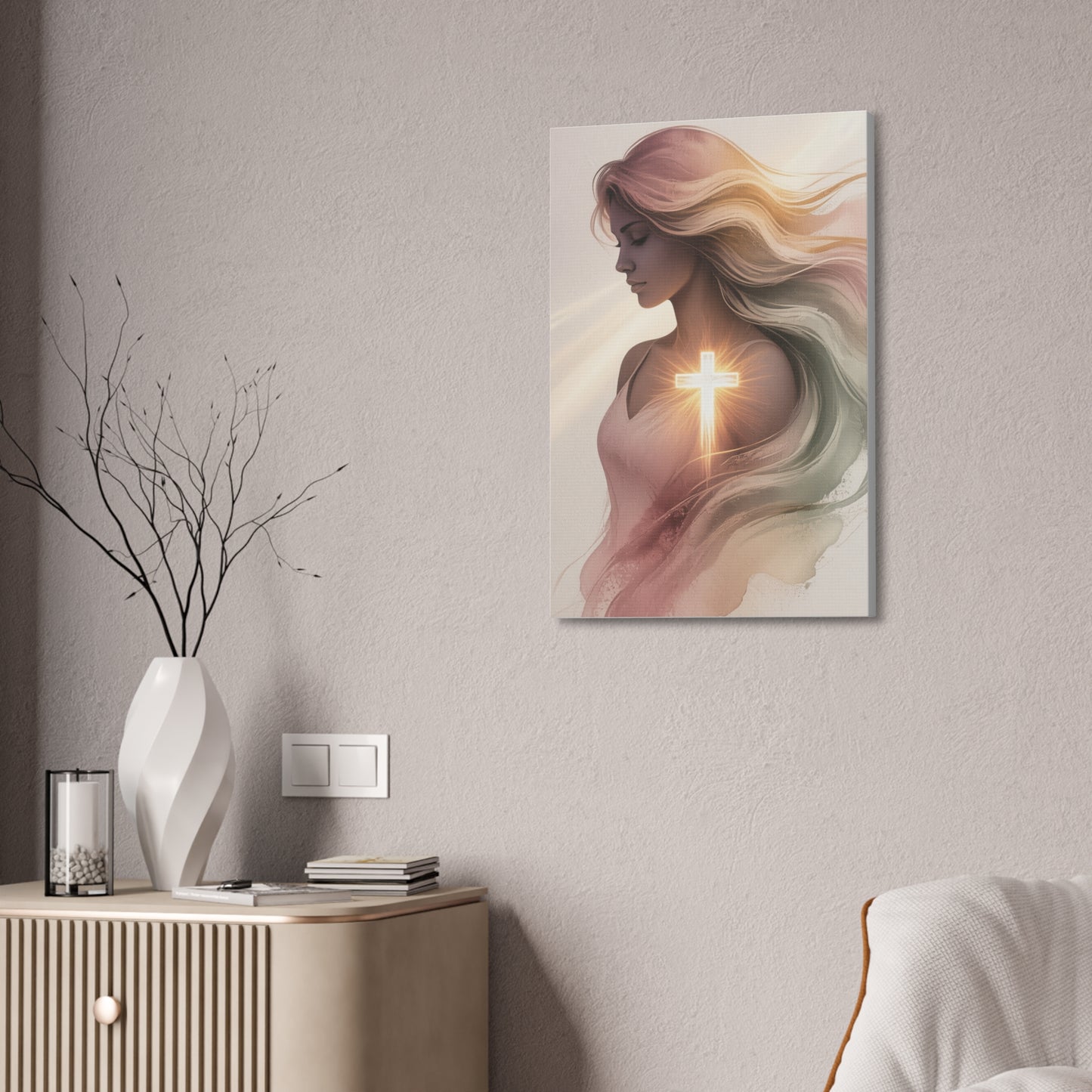 Light of the Cross Within – Redeemed Heart Christian Wall Art