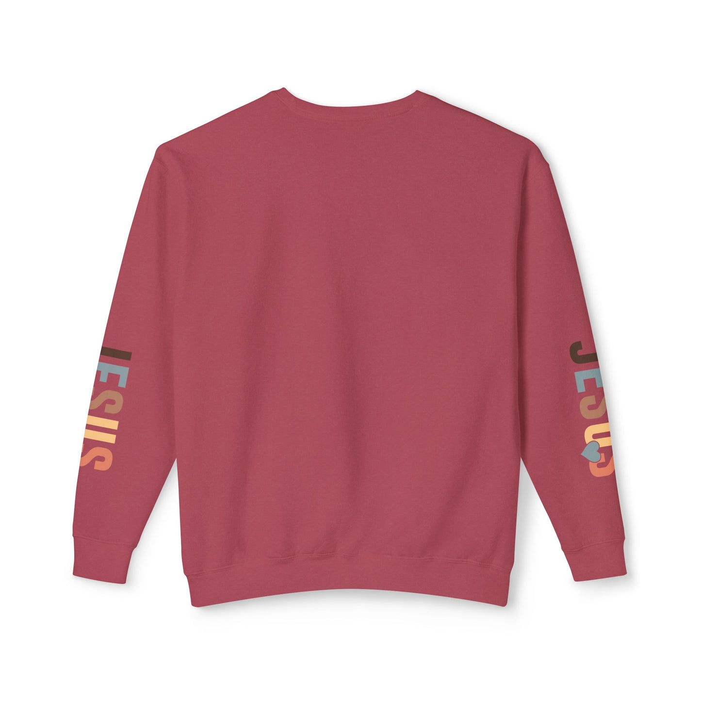 Christian Sweatshirt "Created with a Purpose" with JESUS Sleeve