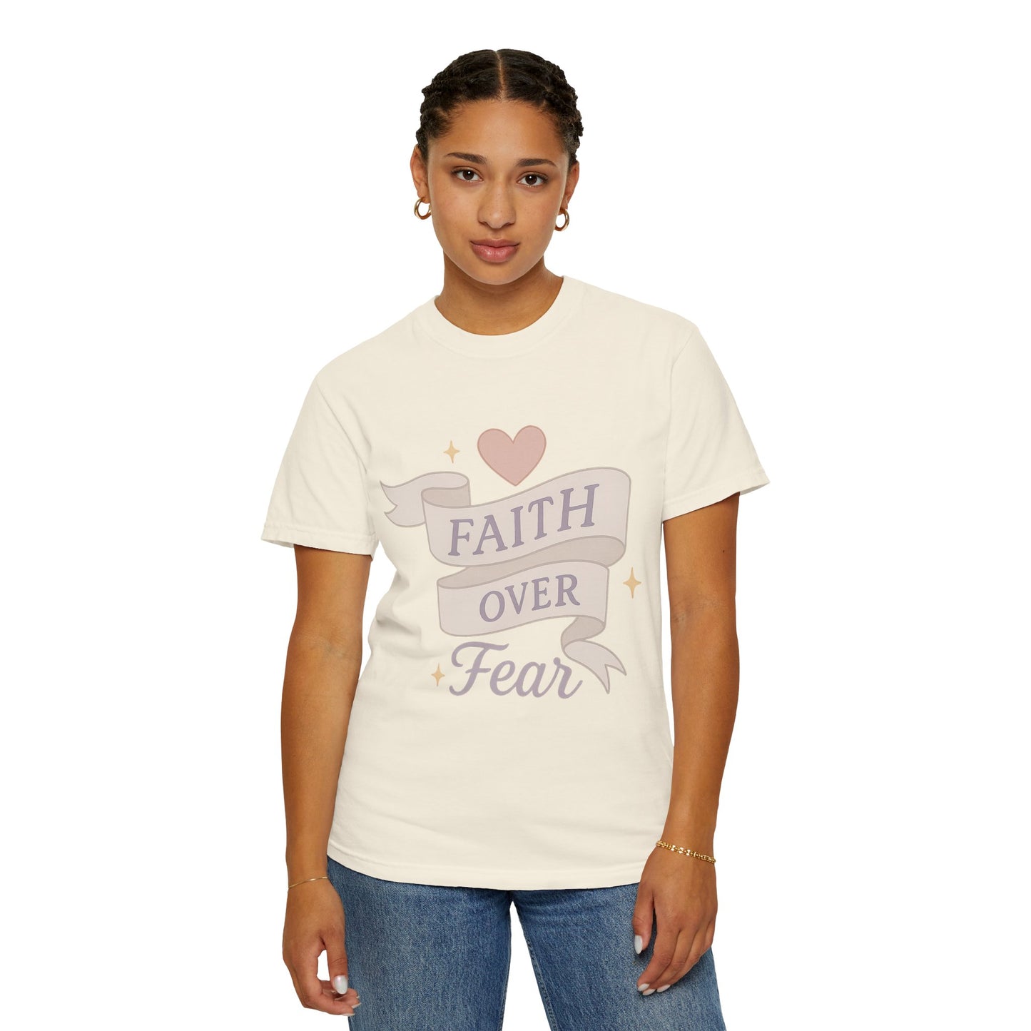 Faith Over Fear T-Shirt  Christian Tee