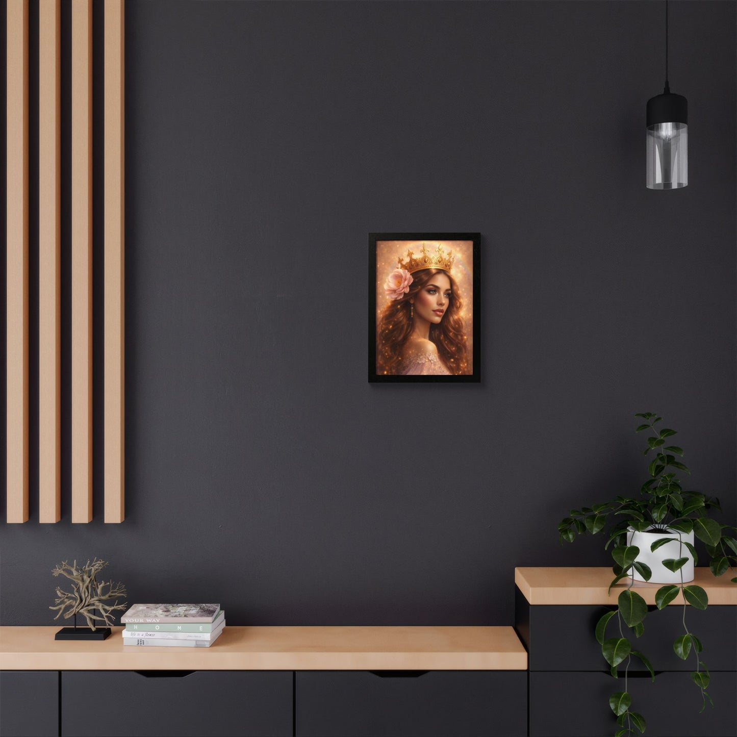 Crowned with Grace – Divine Feminine Christian Wall Art