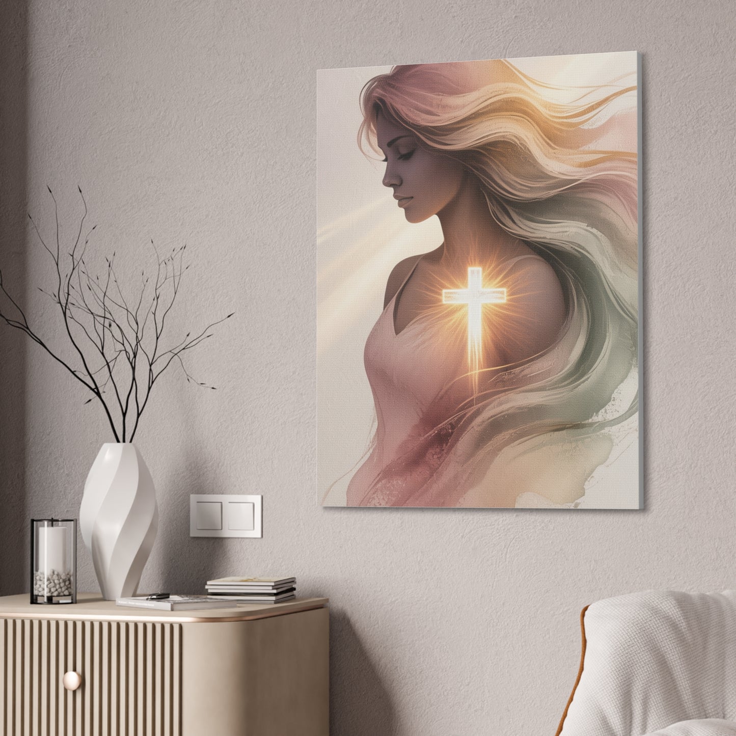 Light of the Cross Within – Redeemed Heart Christian Wall Art