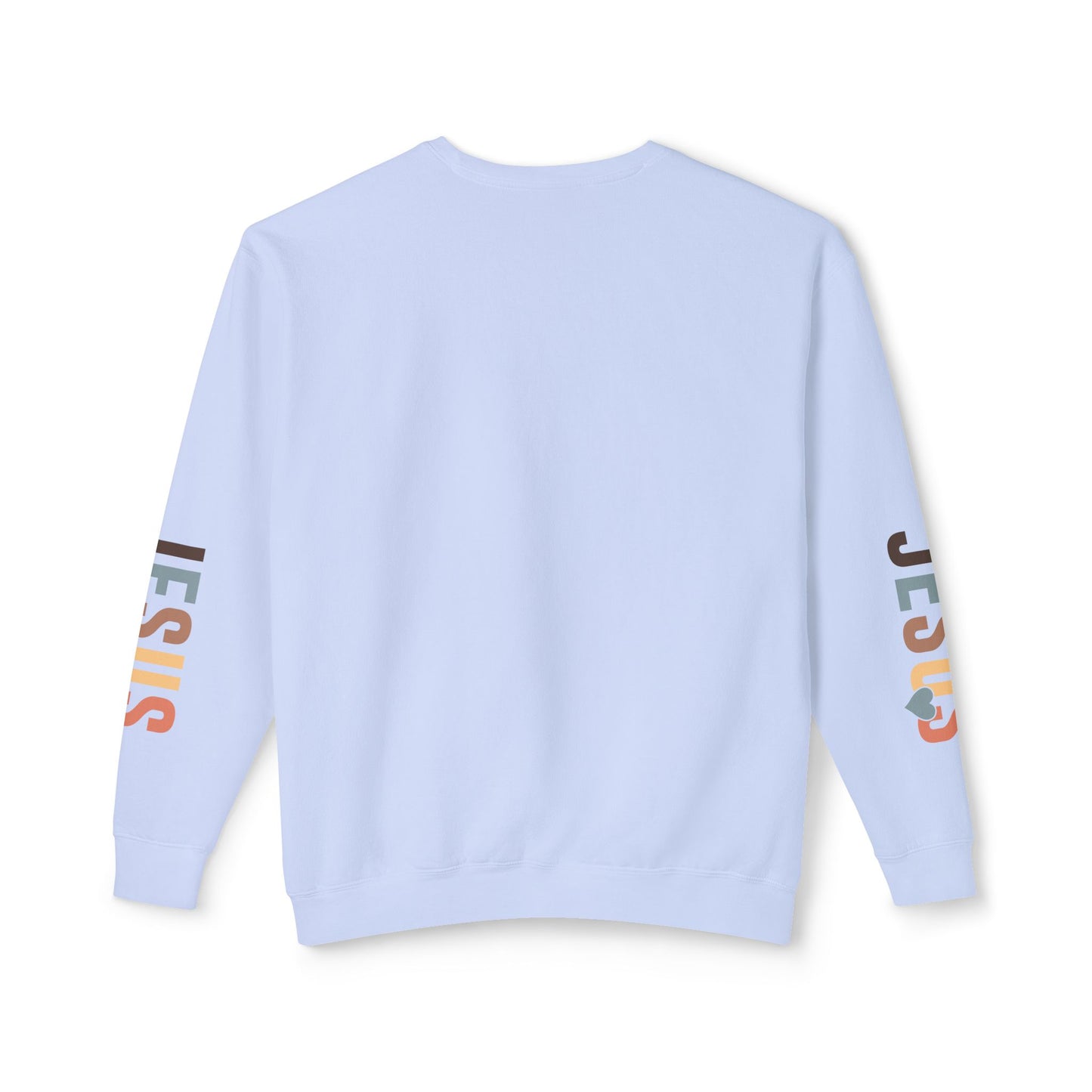 Christian Sweatshirt "Created with a Purpose" with JESUS Sleeve