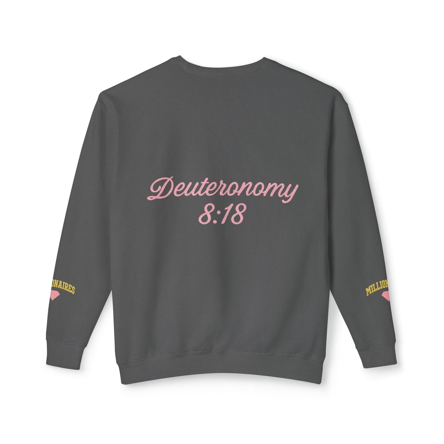 God-Made Millionaires Club Sweatshirt — Deuteronomy 8:18 Crewneck