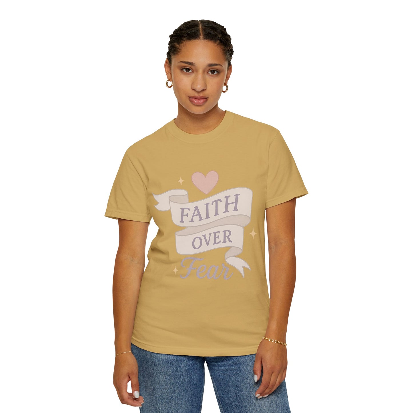 Faith Over Fear T-Shirt  Christian Tee