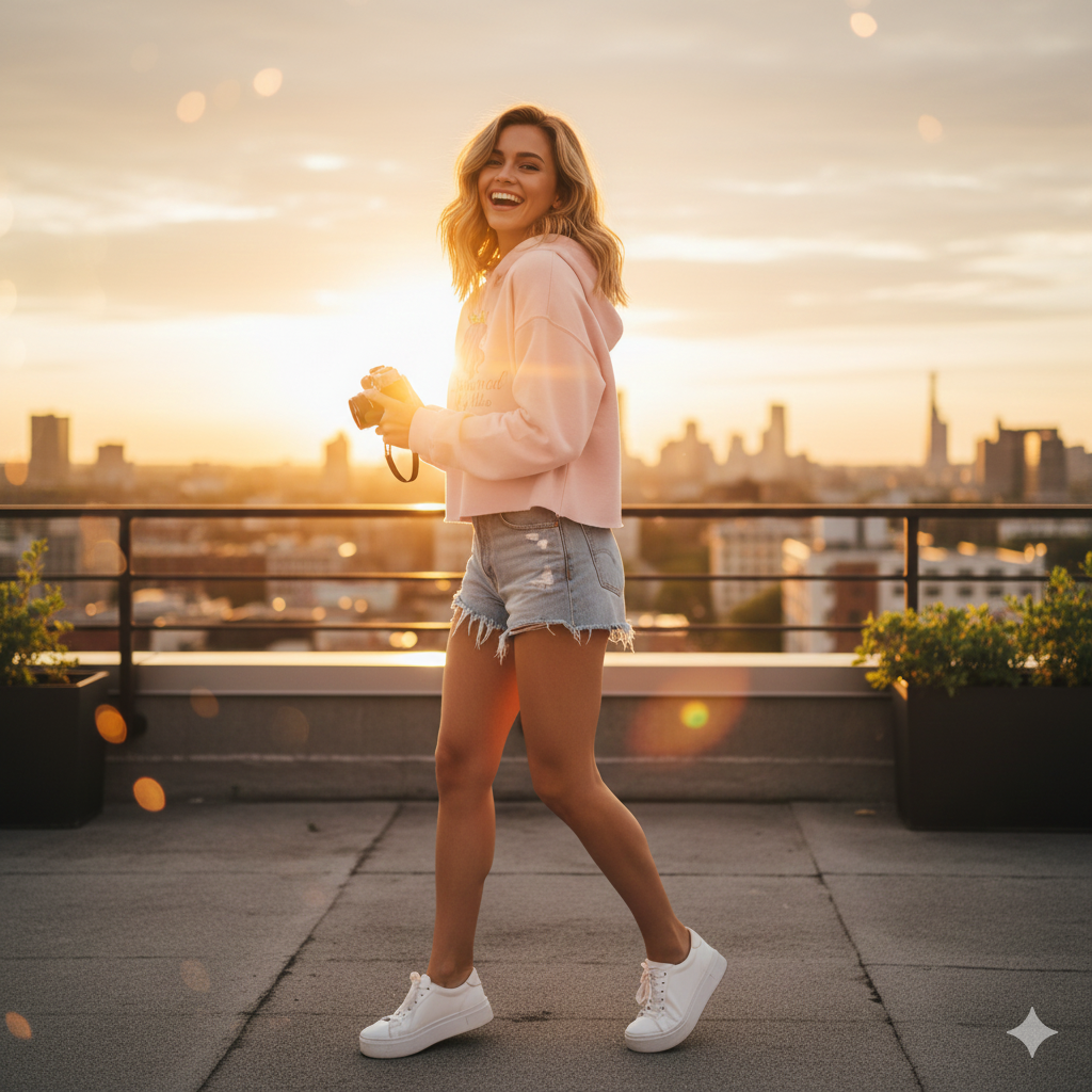 Crowned By Abba Cropped Hoodie